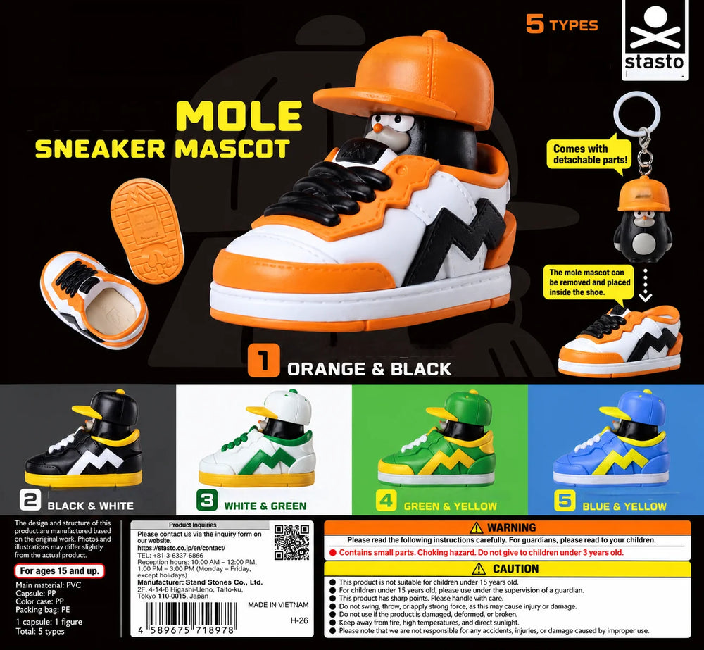 Topos con zapatillas · llavero sorpresa (Stasto)