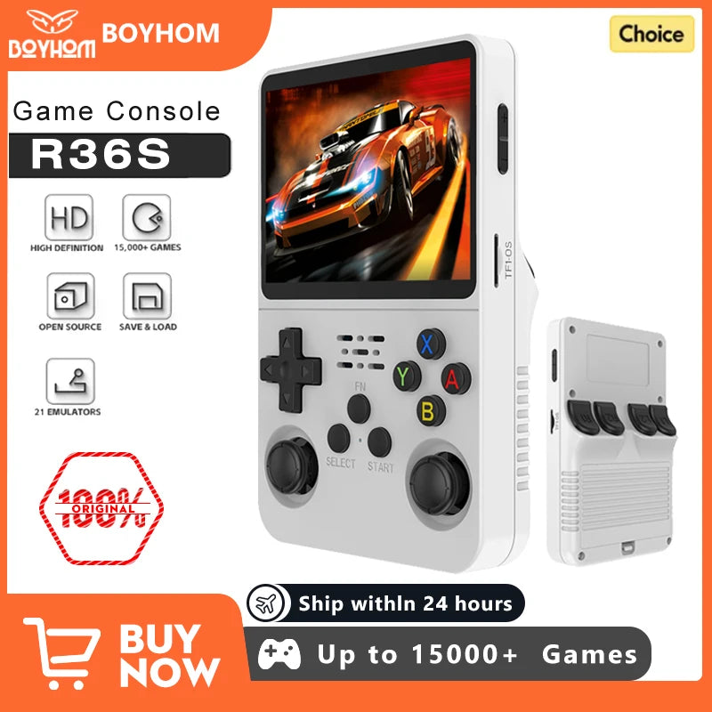 Consola Retro Portátil R36S — Arcade de bolsillo (ArkOS)