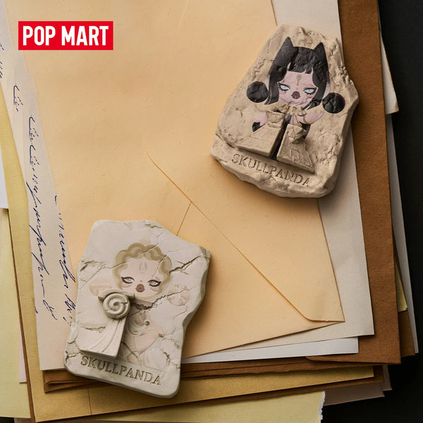 POP MART SKULLPANDA · Where Time Dwells (imanes) · gachapon coleccionable
