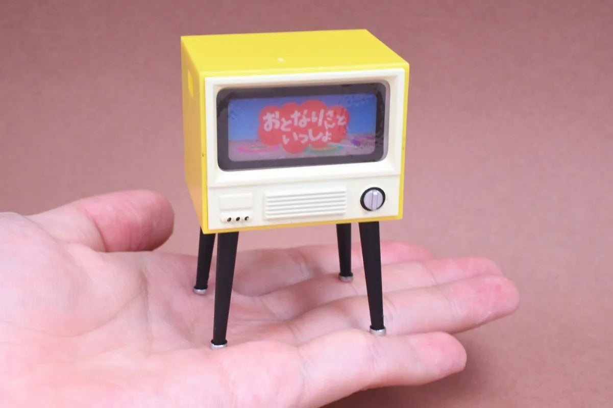 Tele retro patilarga con luz (J.Dream) — gachapon japonés, foto 5