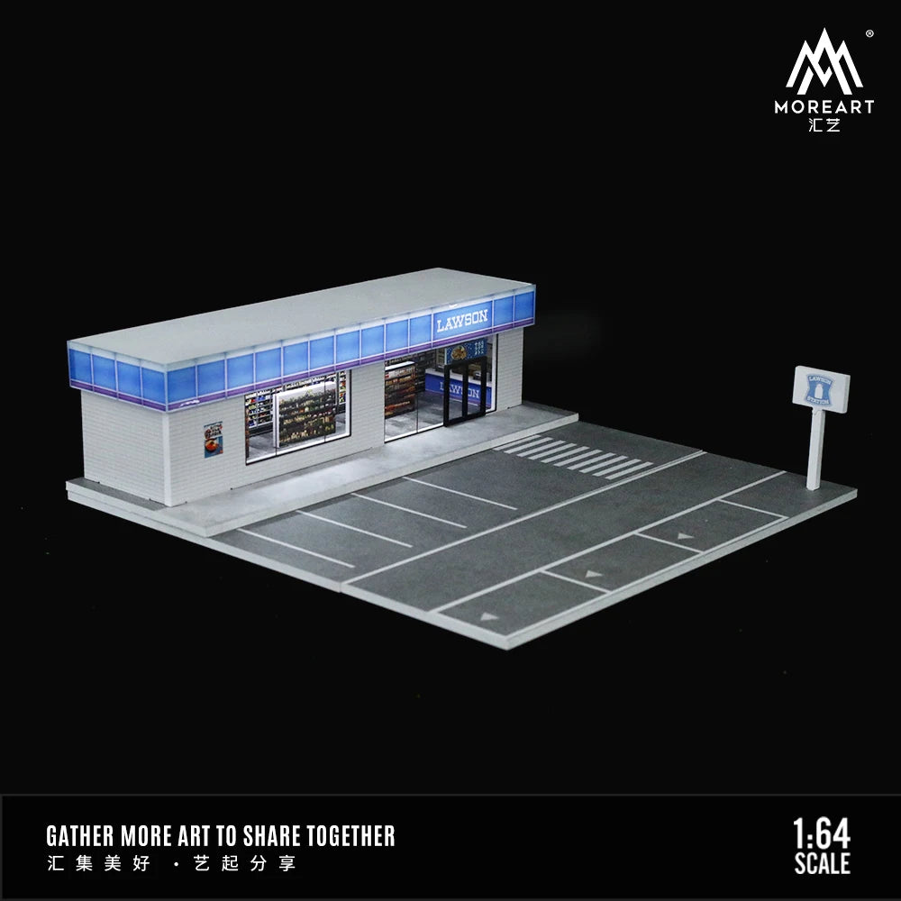 Tiendas japonesas con parking — coche JDM a escala 1:64 (foto 8)