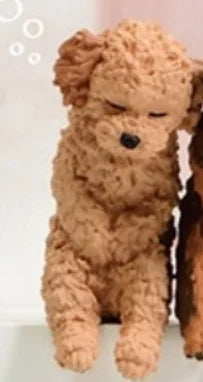 Perritos durmiendo a montón (Yell) — gachapon japonés, foto 3