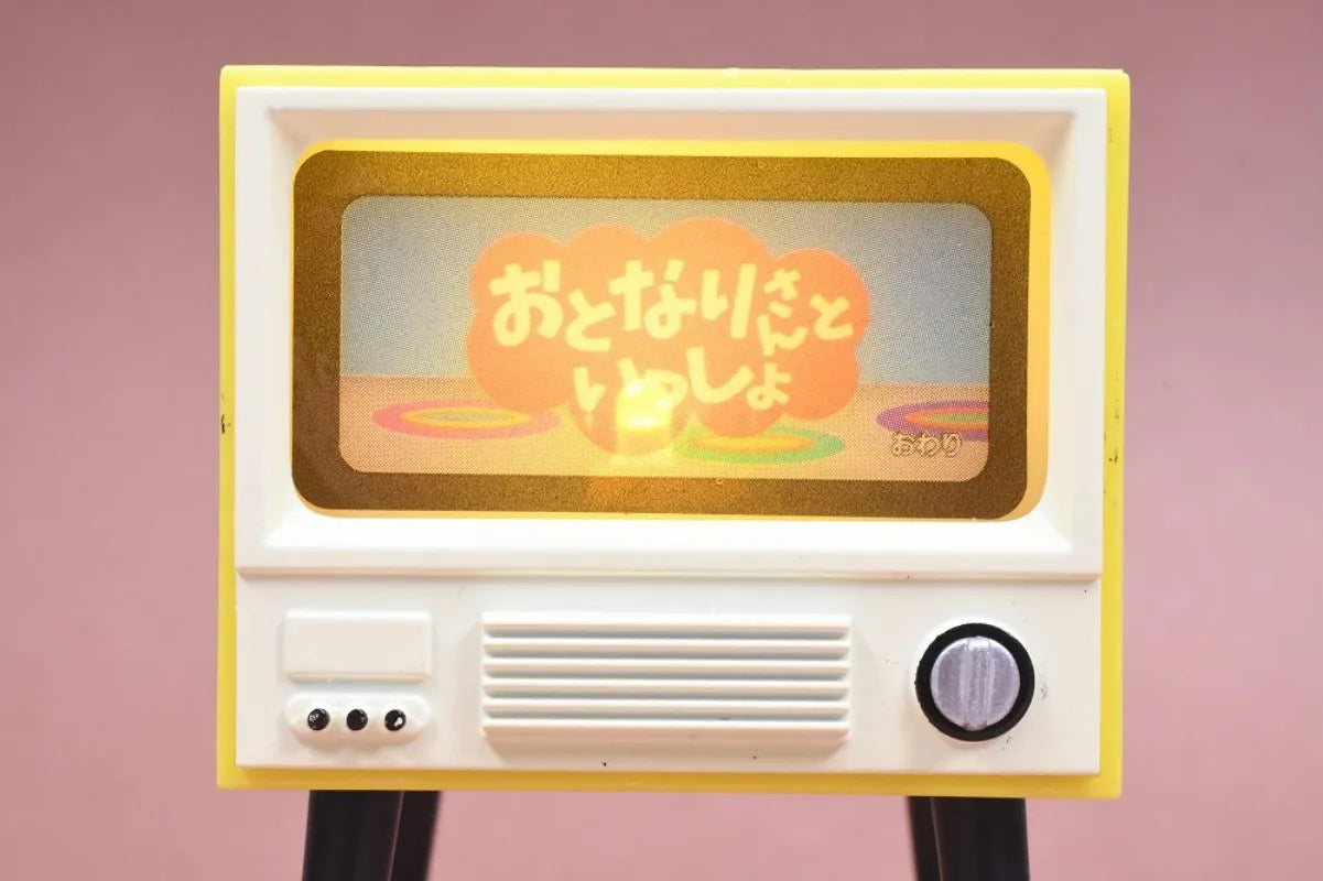 Tele retro patilarga con luz (J.Dream) — gachapon japonés, foto 4