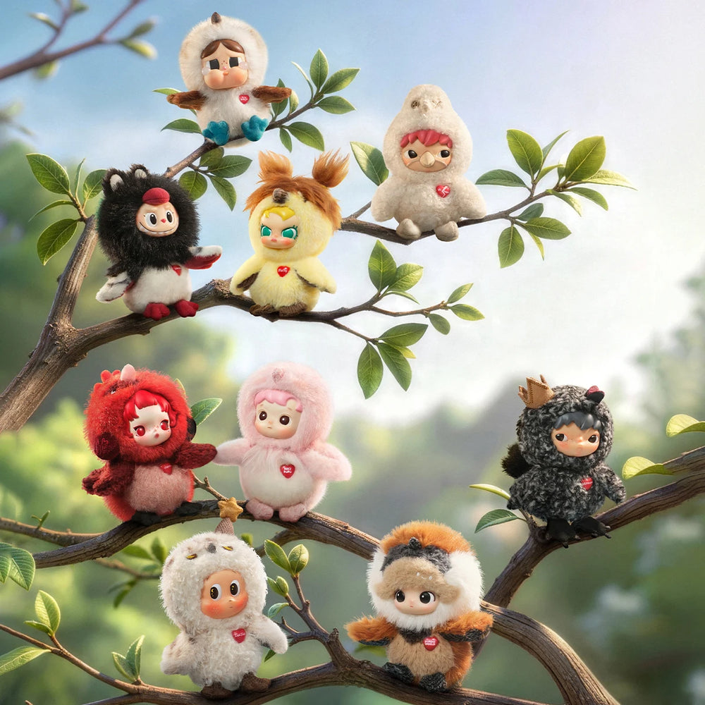 POP MART Dear Birds · Colgante de peluche · gachapon coleccionable