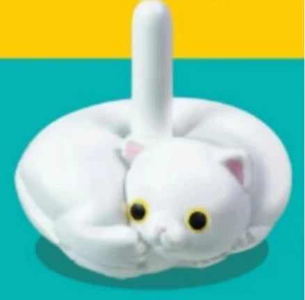 Neko Gyro — gatos peonza — gachapon japonés, foto 3