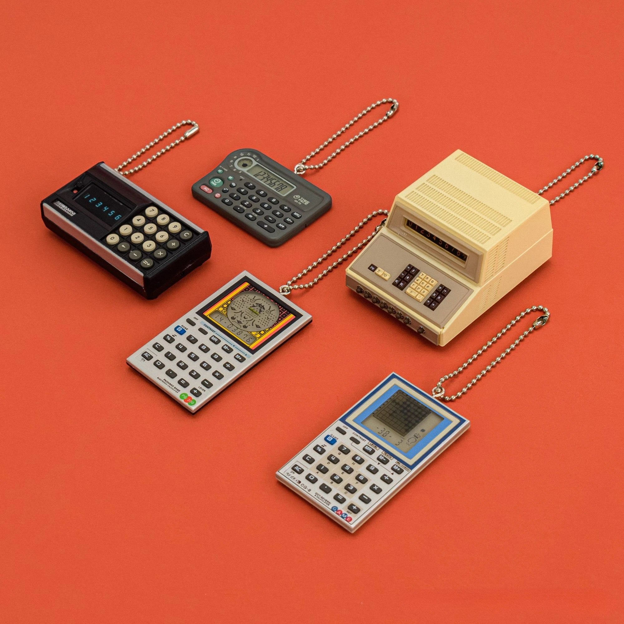 Calculadoras retro mini (Kenelephant) — gachapon japonés, foto 2