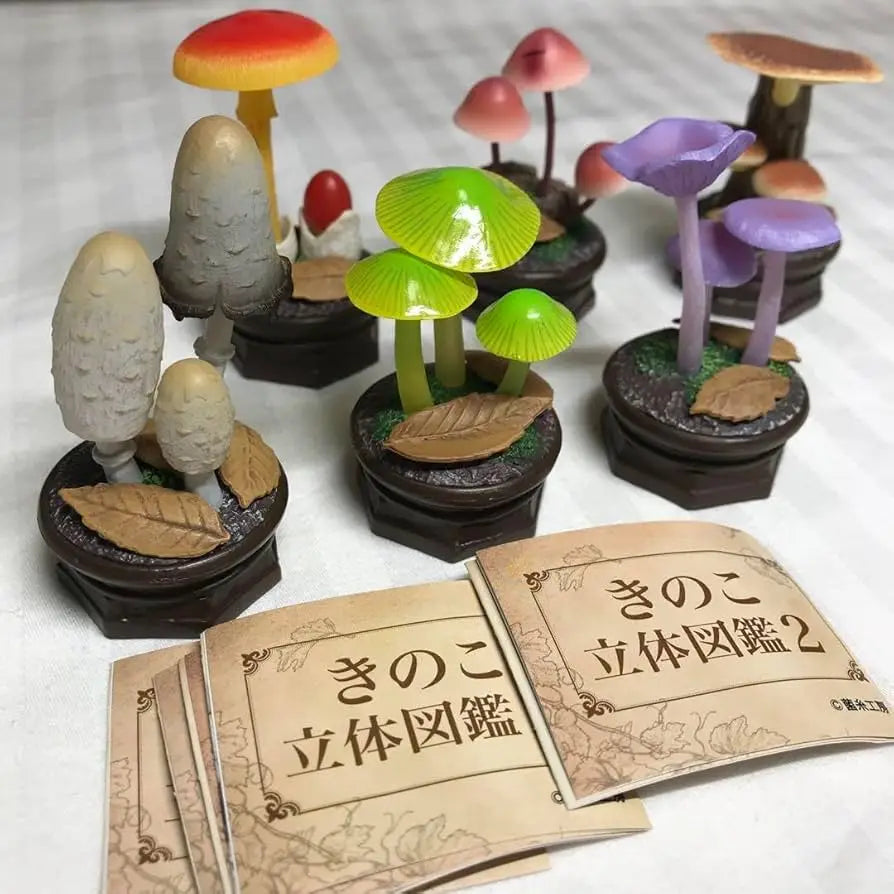 Enciclopedia de setas 3D (Qualia) — gachapon japonés, foto 3