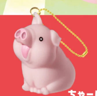 Cerditos gordos y suaves — gachapon japonés, foto 7
