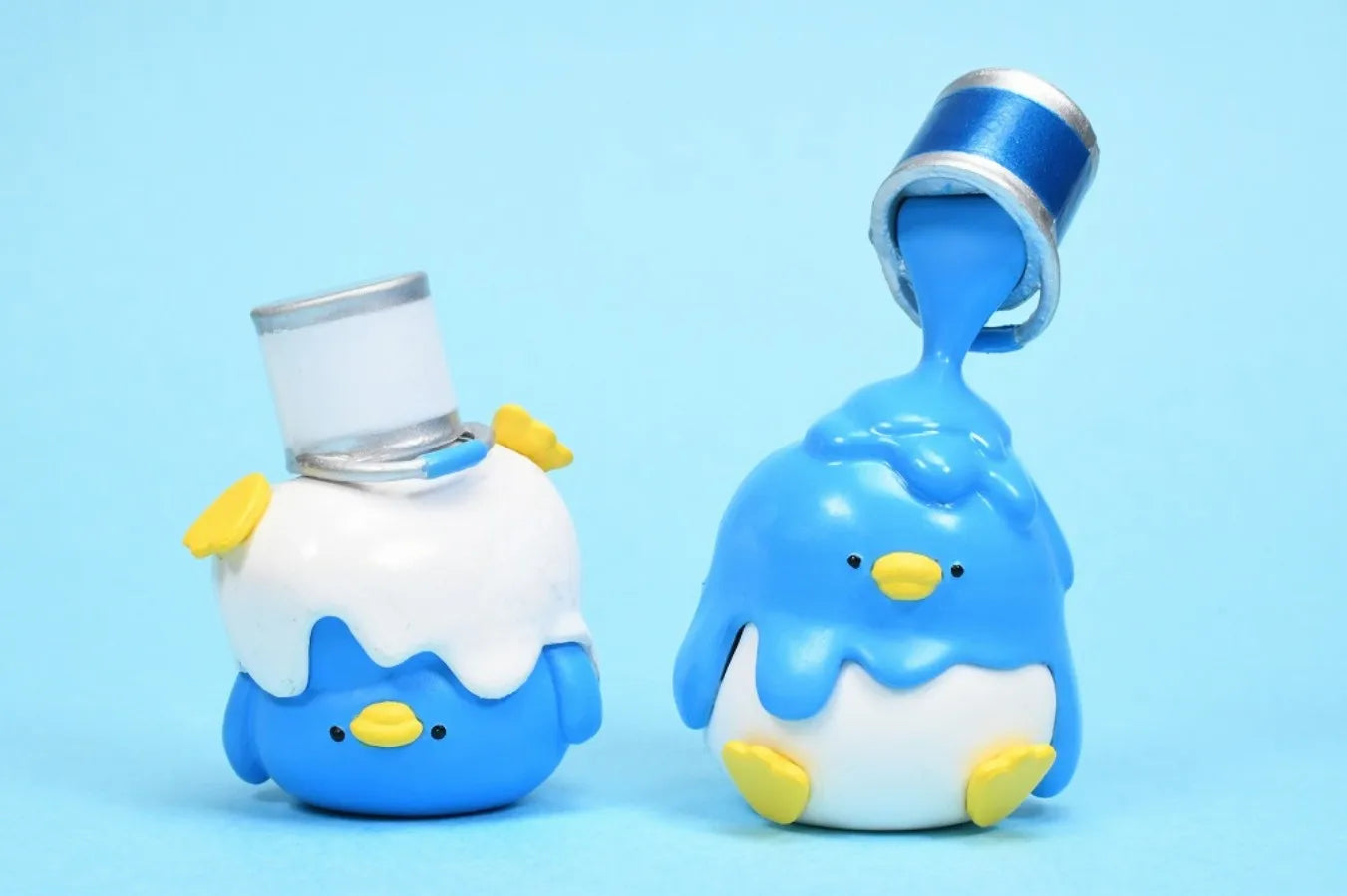 Pingüinos pintores (Stasto) — gachapon japonés, foto 3