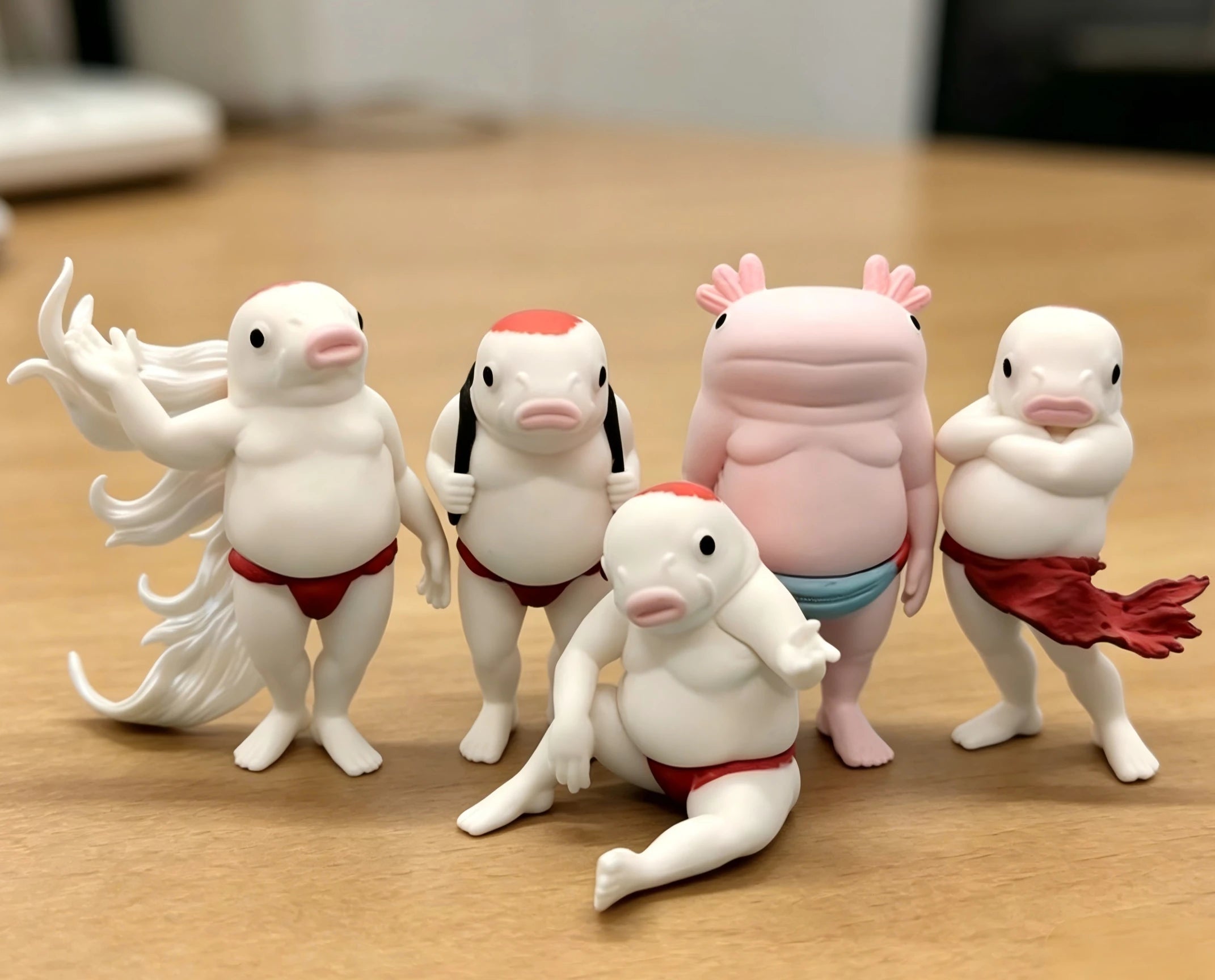 Axolote kung-fu (Yell) — gachapon japonés, foto 3