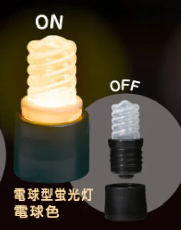 Bombillas fluorescentes mini (Yell) — gachapon japonés, foto 2