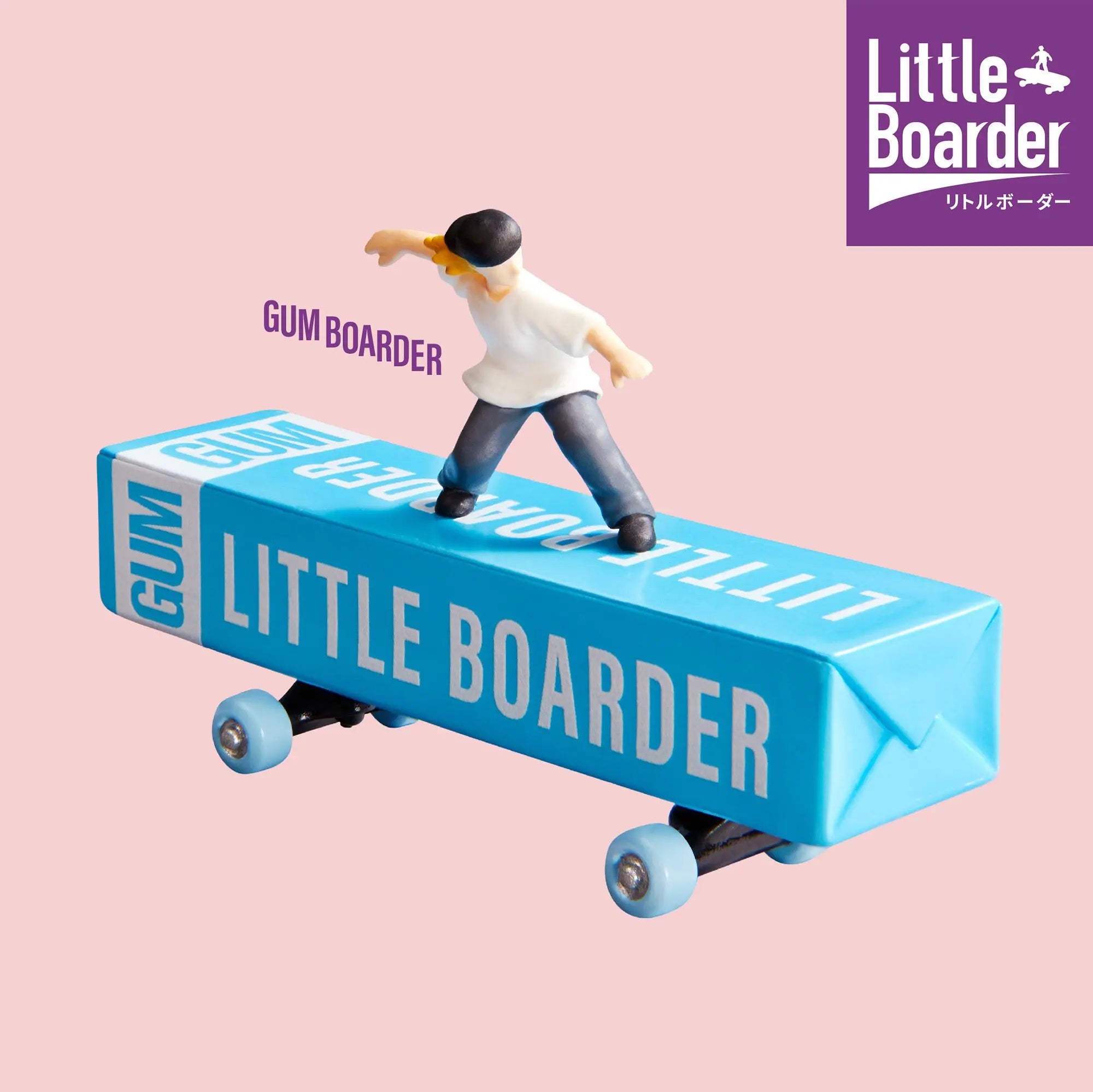 Little Boarders sobre piedras (Stasto) — gachapon japonés, foto 3