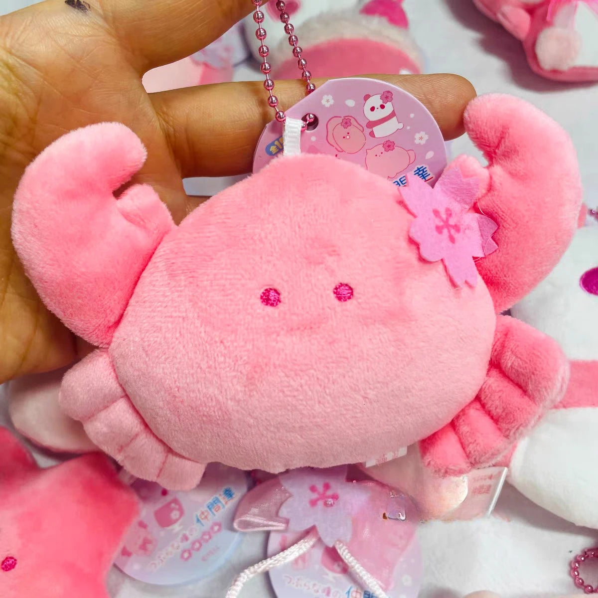 Peluche de ojos redondos 9cm (Yell) — gachapon japonés, foto 5