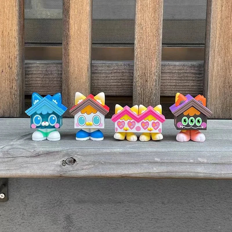 Sweet Home Cat — casitas gatunas (Stasto) — gachapon japonés, foto 2