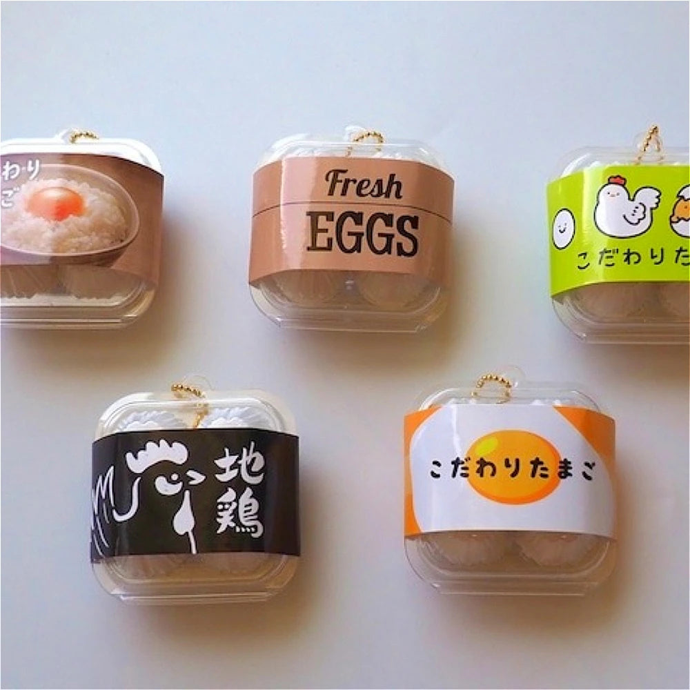 Huevos frescos kawaii (Yell) — gachapon japonés, foto 3