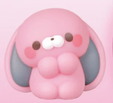 Conejito lop de cabeza ladeada (Yell) — gachapon japonés, foto 6