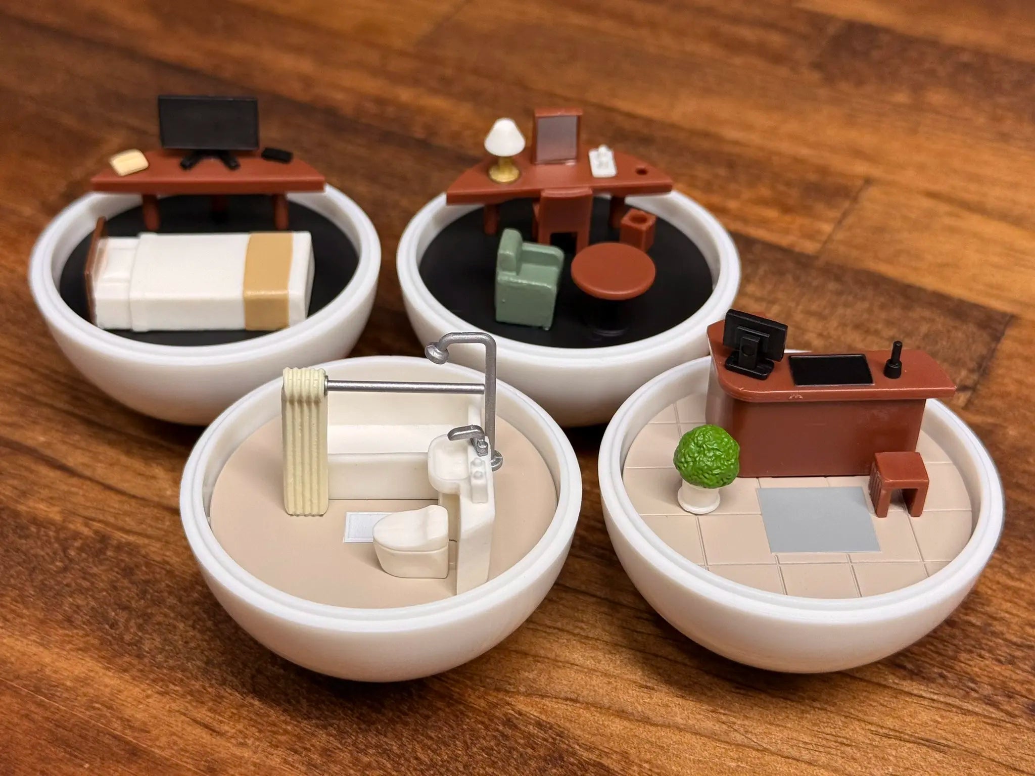 Tocadiscos en miniatura (Tarlin) — gachapon japonés, foto 2