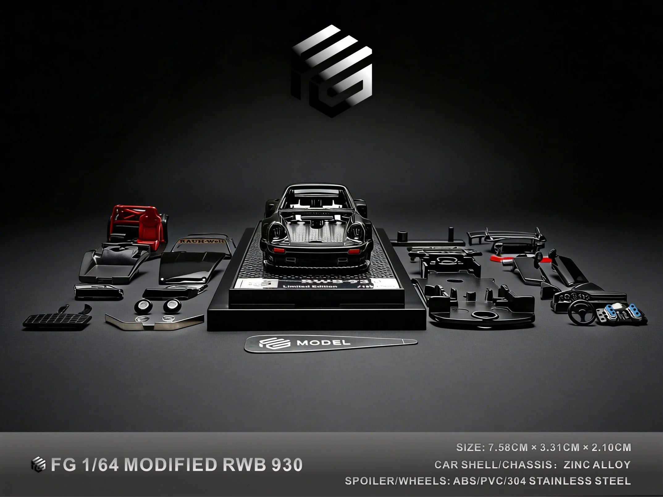 RWB930 — coche JDM a escala 1:64 (foto 2)