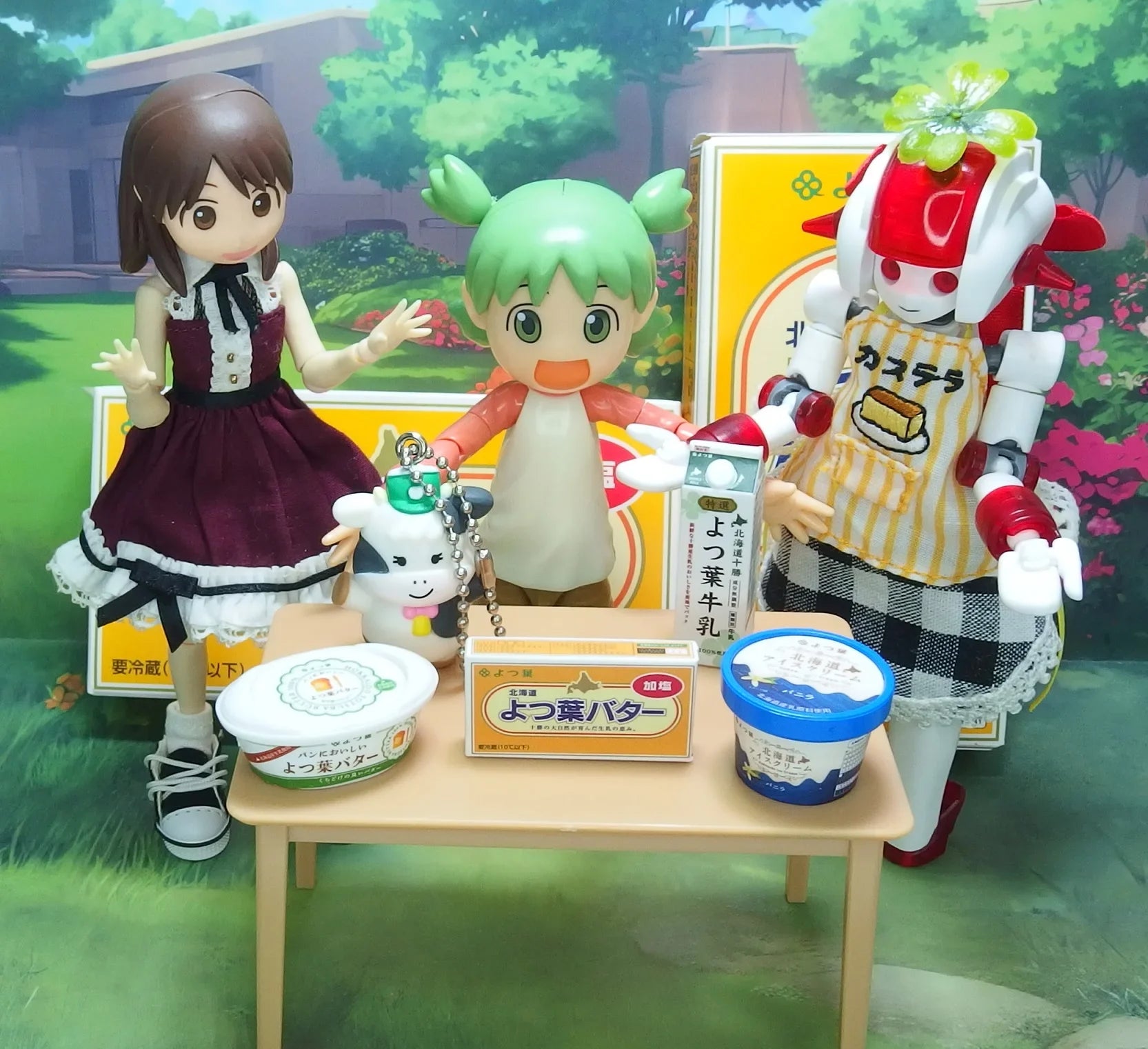 Botellitas de leche Yotsuba — gachapon japonés, foto 5
