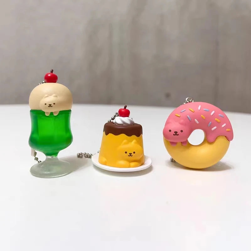 Gatos escondidos — llavero (Qualia) — gachapon japonés, foto 2