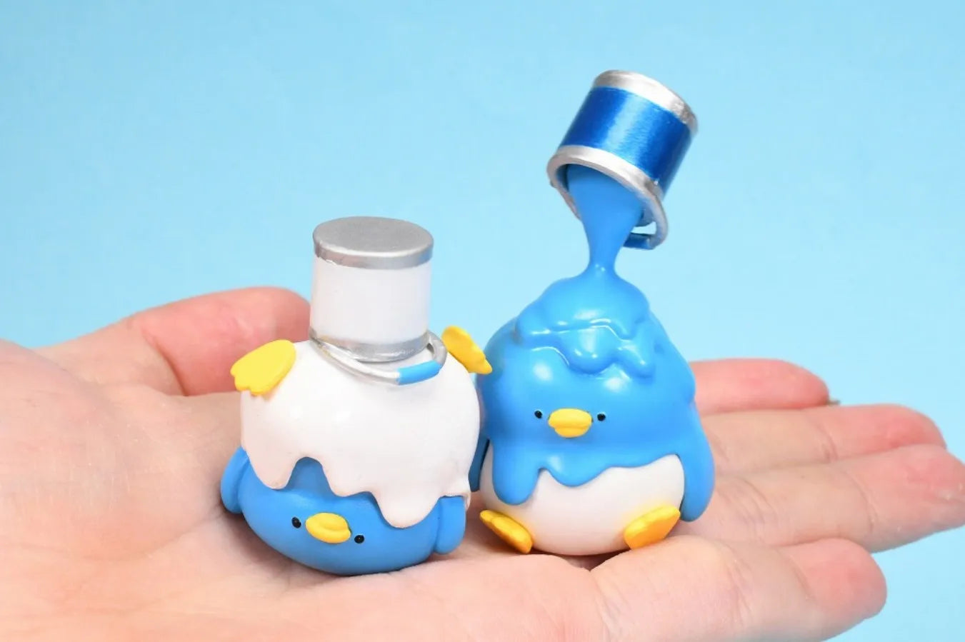 Pingüinos pintores (Stasto) — gachapon japonés, foto 5