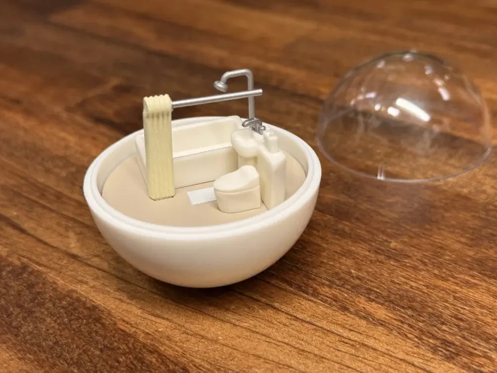 Tocadiscos en miniatura (Tarlin) — gachapon japonés, foto 5