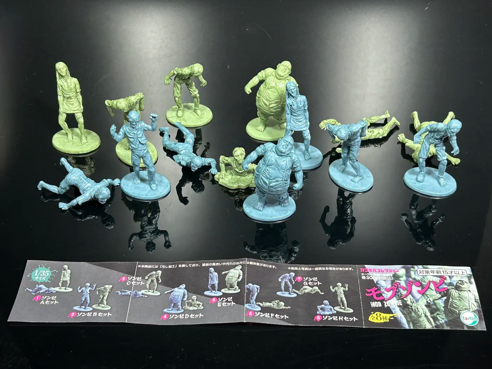 Mini zombis 1/35 (Tarlin) — gachapon japonés, foto 3