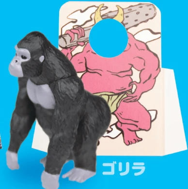 Figuras con panel frontal (Yell) — gachapon japonés, foto 2