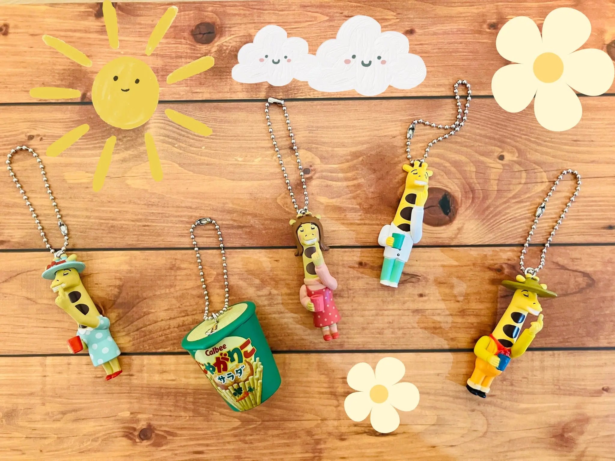 Jarariko jirafa — Calbee (ULCAP) — gachapon japonés, foto 2