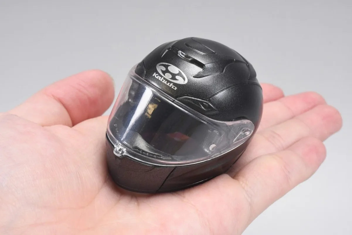 Casco de moto en miniatura 1/6 (SO-TA) — gachapon japonés, foto 3