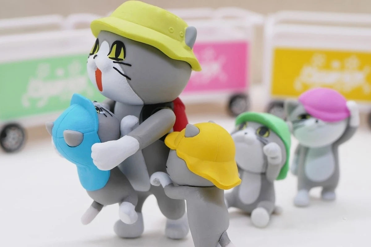 Neko preescolar (Toys Cabin) — gachapon japonés, foto 3