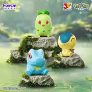Figuras de Chikorita, Cyndaquil y Totodile de Pokémon First Partner