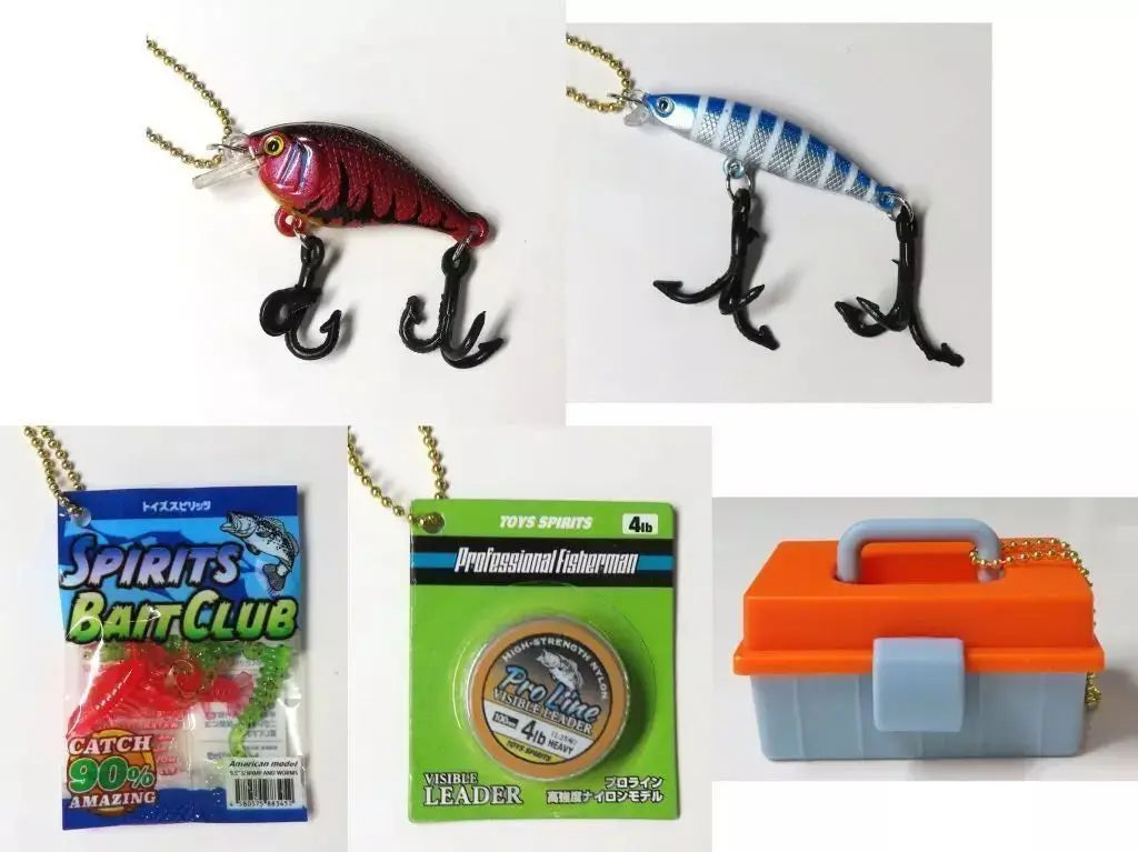 Señuelos de pesca mini vol.7 (Toys Spirits) — gachapon japonés, foto 2