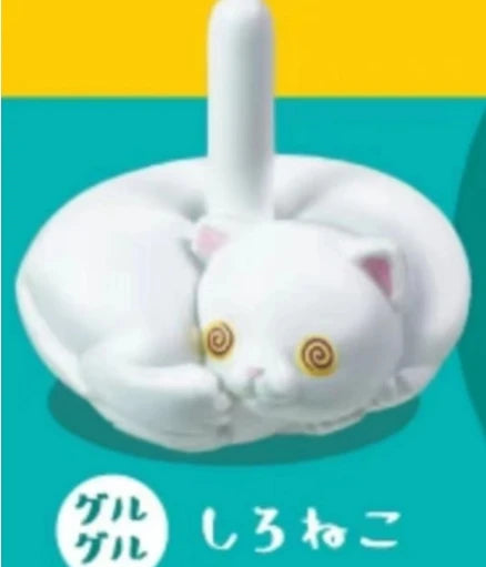 Neko Gyro — gatos peonza — gachapon japonés, foto 6