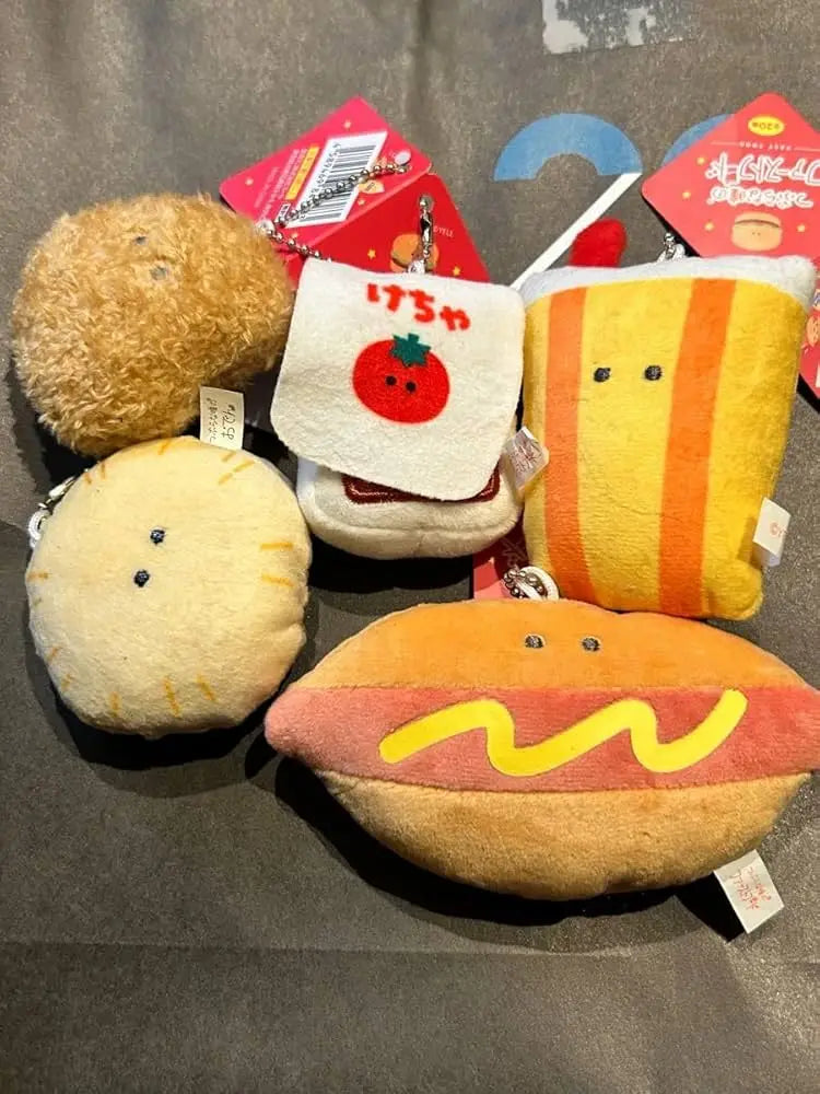 Comida rápida con ojitos — llavero (Yell) — gachapon japonés, foto 4