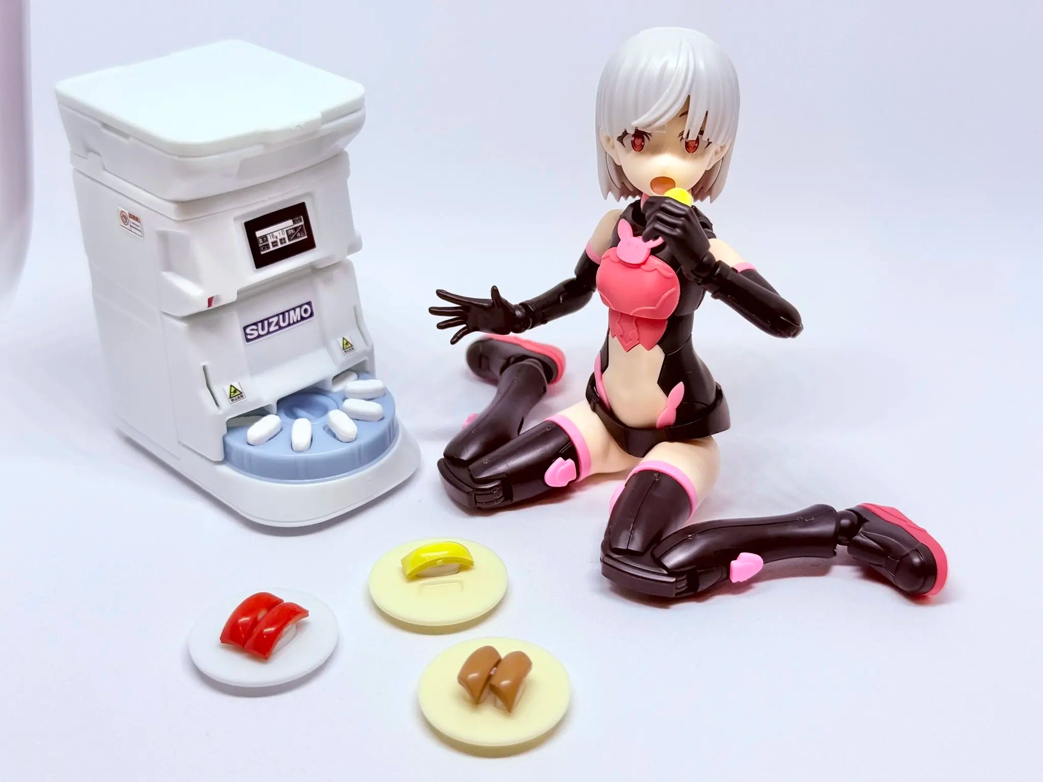 Robot de sushi SUZUMO 1/10 (Toys Cabin) — gachapon japonés, foto 5