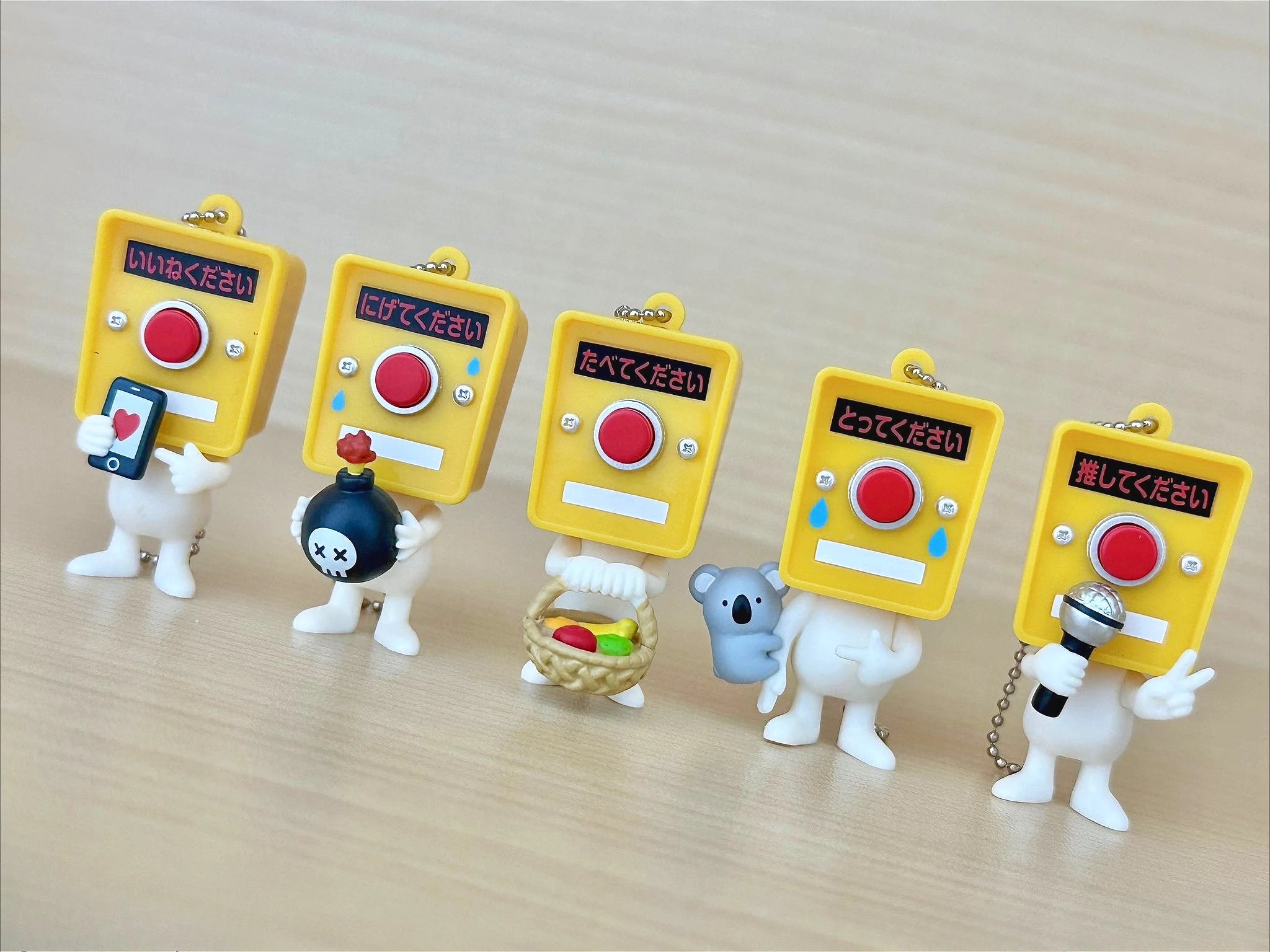 Botón-kun TAMA-KYU (Bushiroad) — gachapon japonés, foto 4