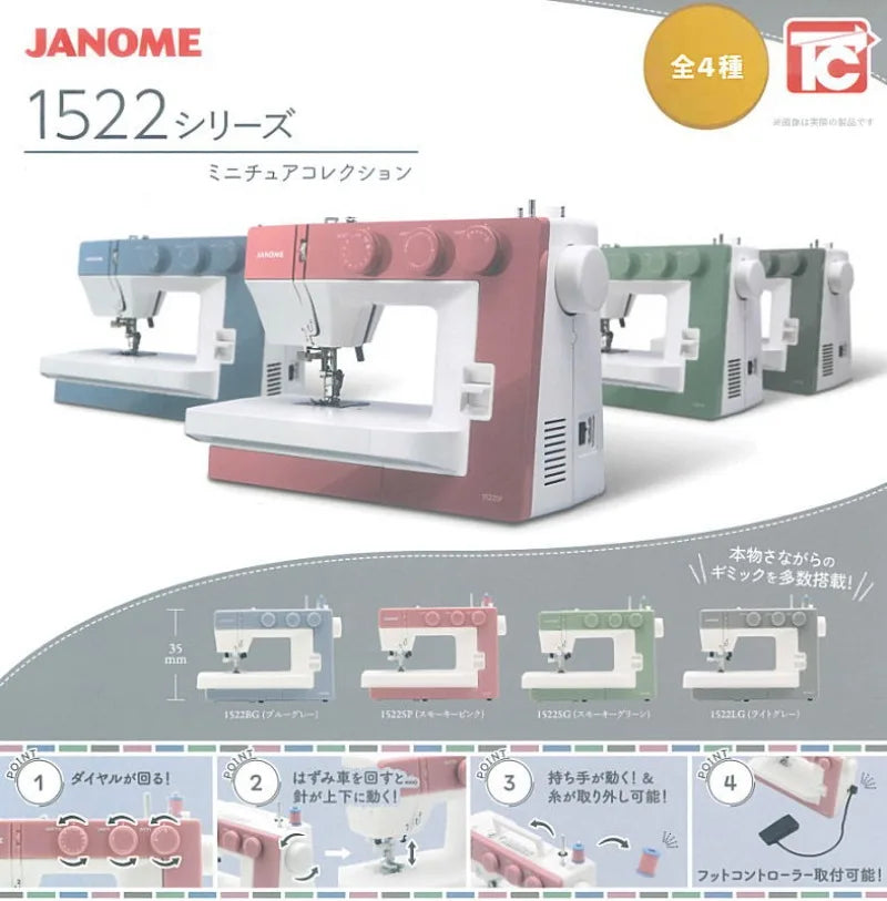 Máquinas de coser mini (Toys Cabin) — gachapon japonés, foto 1