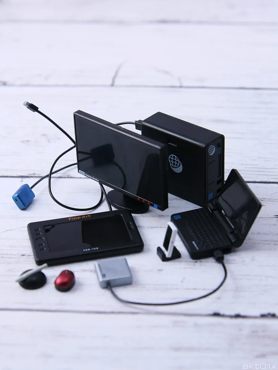 Mini PC y periféricos de bolsillo (Tarlin) — gachapon japonés, foto 5