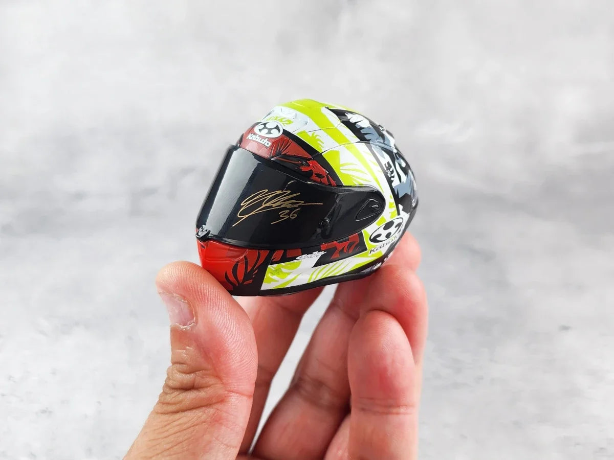 Cascos retro de moto 1/6 (SO-TA) — gachapon japonés, foto 5