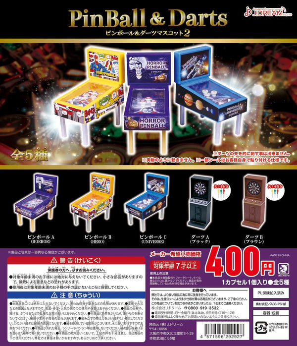 Pinball y dianas de bolsillo (J.Dream) · gachapon coleccionable