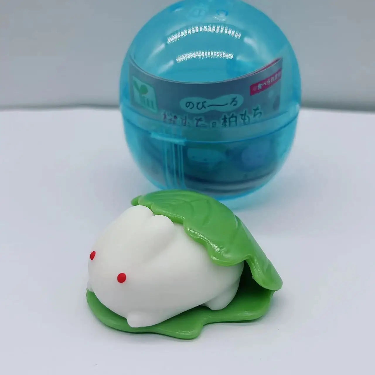 Figura gachapón de mochi Sakuramochi y Kashiwamochi kawaii de estilo japonés — Don Gachapón