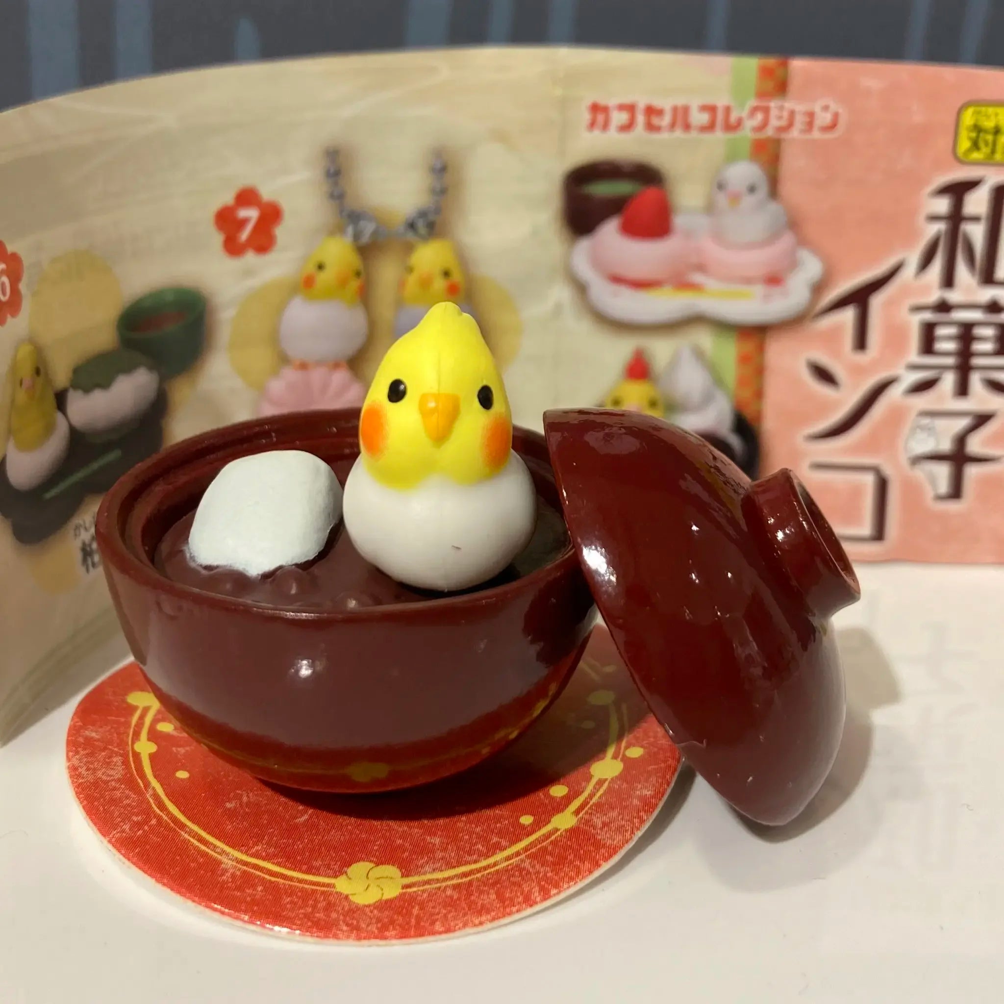 Periquitos wagashi (Tarlin) — gachapon japonés, foto 4