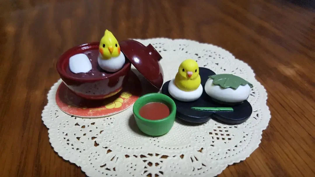 Periquitos wagashi (Tarlin) — gachapon japonés, foto 5