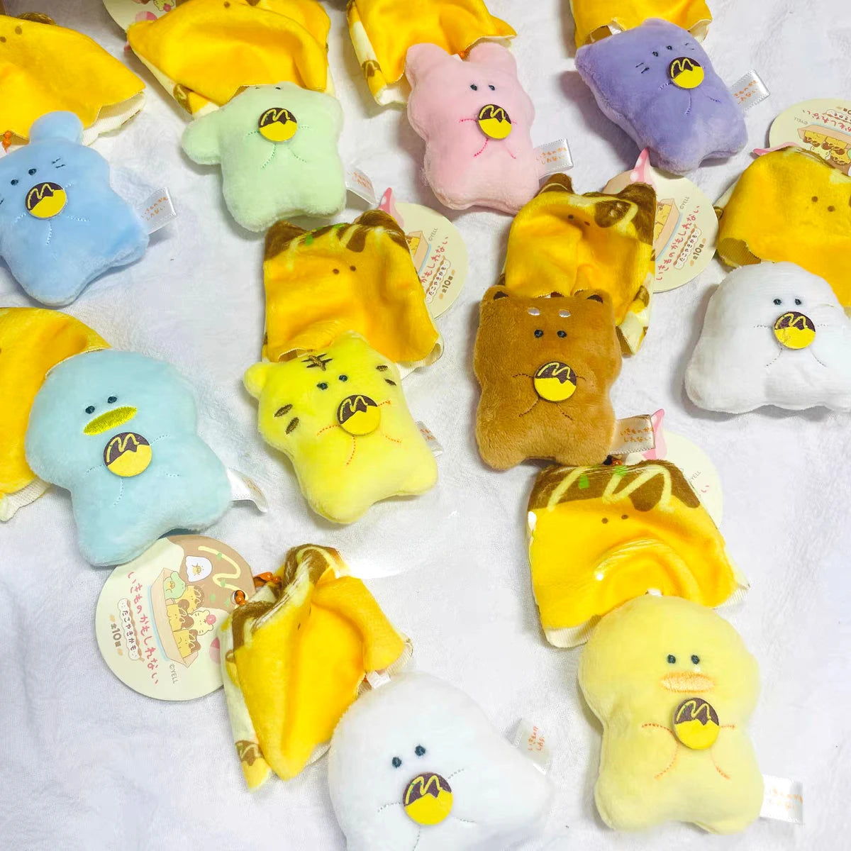 Takoyaki vivientes — peluche 7cm (Yell) — gachapon japonés, foto 2