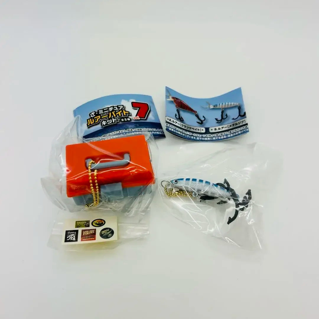 Señuelos de pesca mini vol.7 (Toys Spirits) — gachapon japonés, foto 3