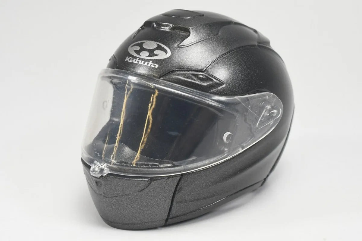 Casco de moto en miniatura 1/6 (SO-TA) — gachapon japonés, foto 4