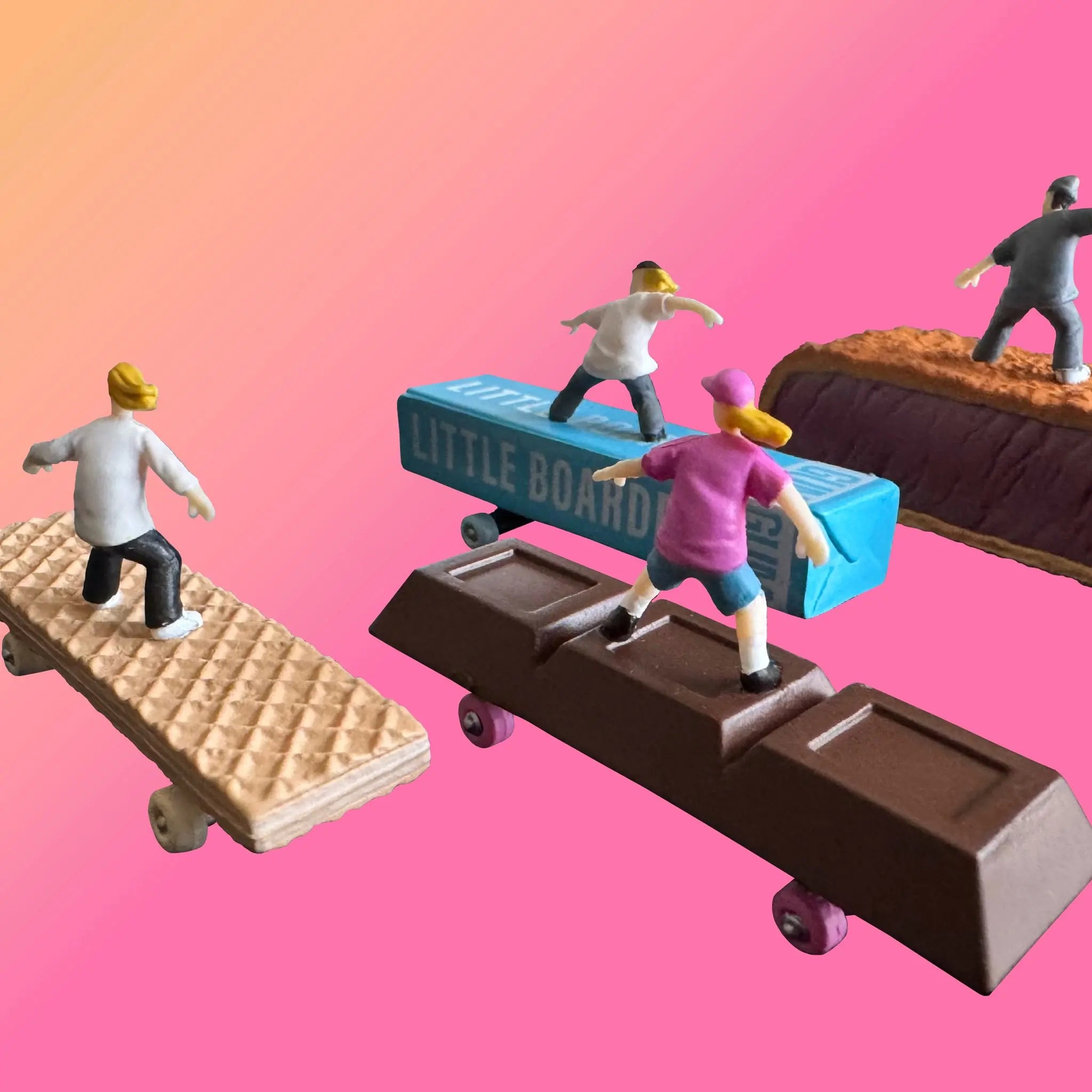 Little Boarders sobre piedras (Stasto) — gachapon japonés, foto 5