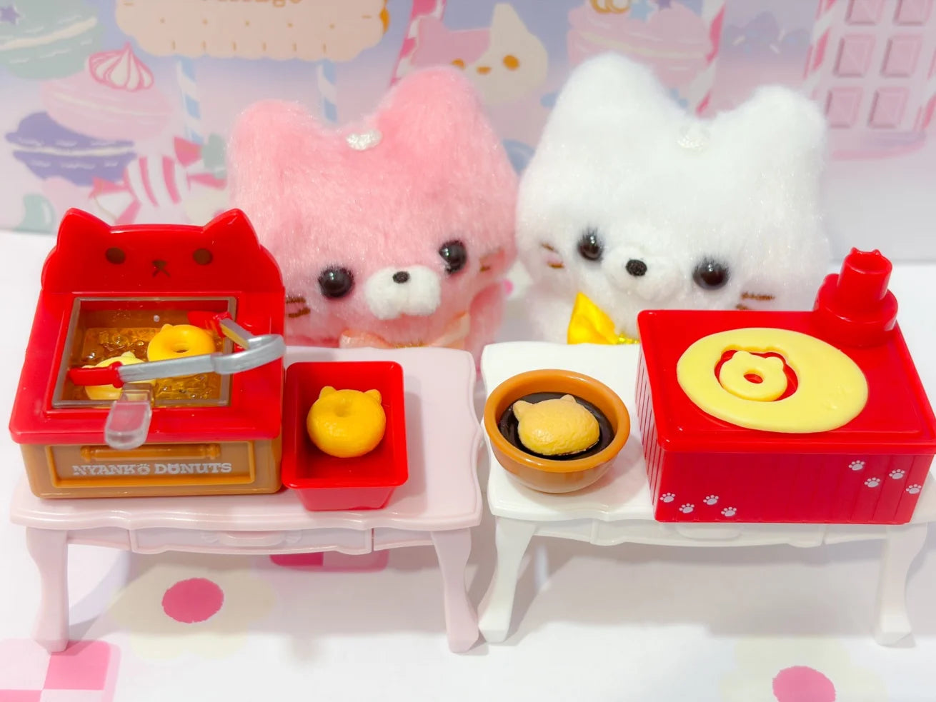 Donuts Nyanko — la tienda gatuna (Tarlin) — gachapon japonés, foto 4