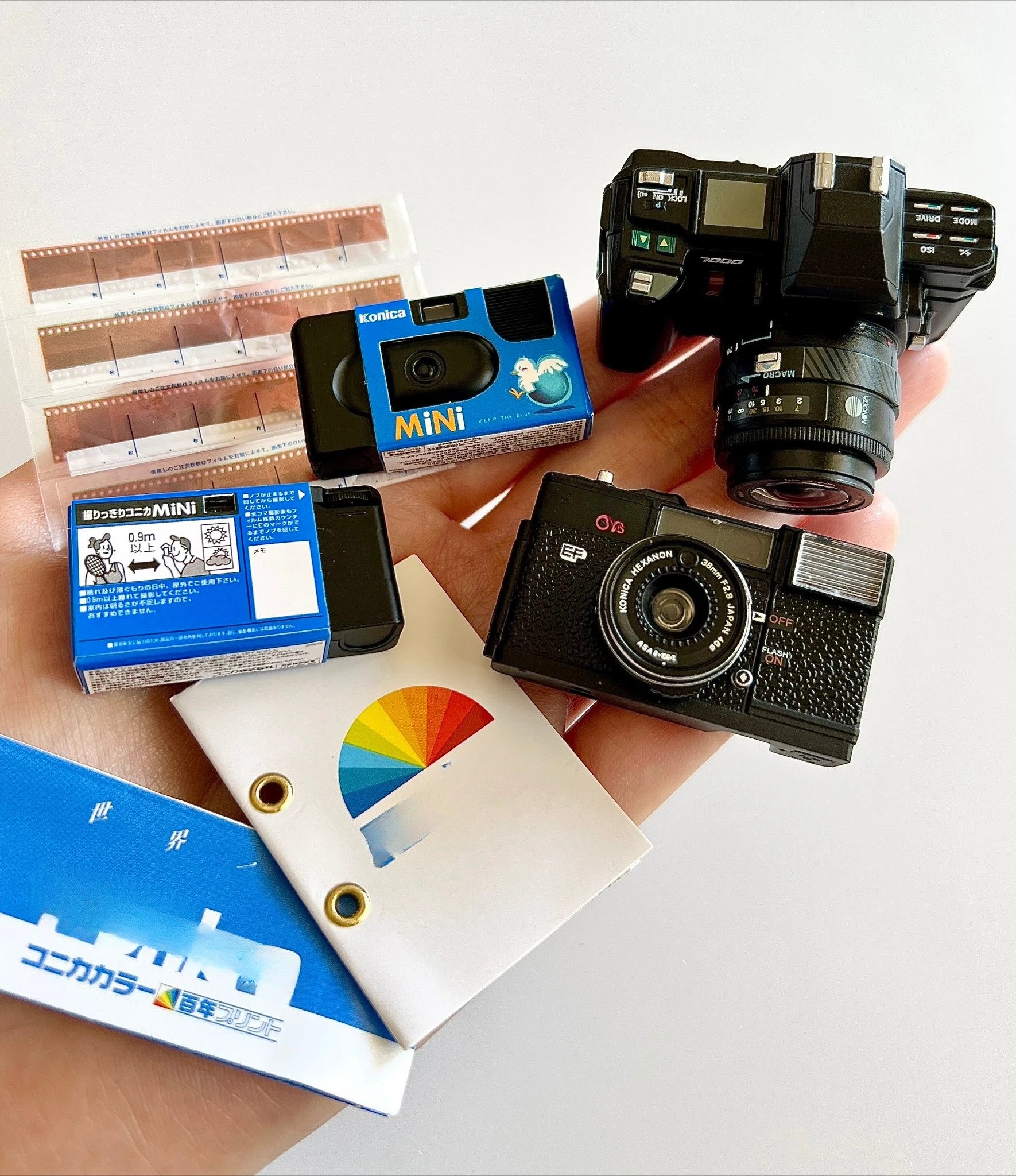 Cámaras réflex en miniatura (Kenelephant) — gachapon japonés, foto 5